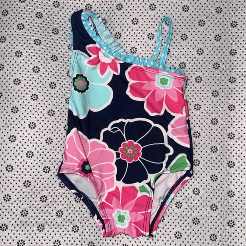 🛍 PRETTY LITTLE GIRLS BATHING SUIT SIZE 18 MONTHS 🛍